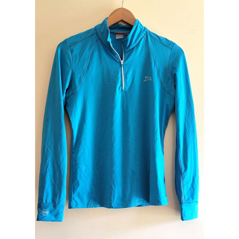 R.J. Classics Sienna Jr’s Blue 1/4 Zip Long Sleeve Athletic Top XL(16/18)